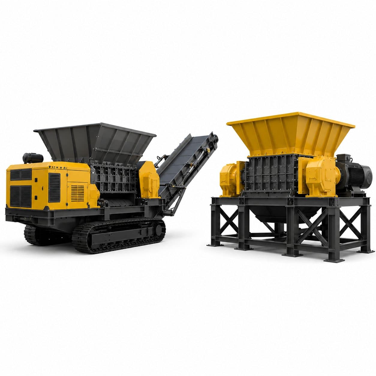 Mobile / Stationäre Metallschredder